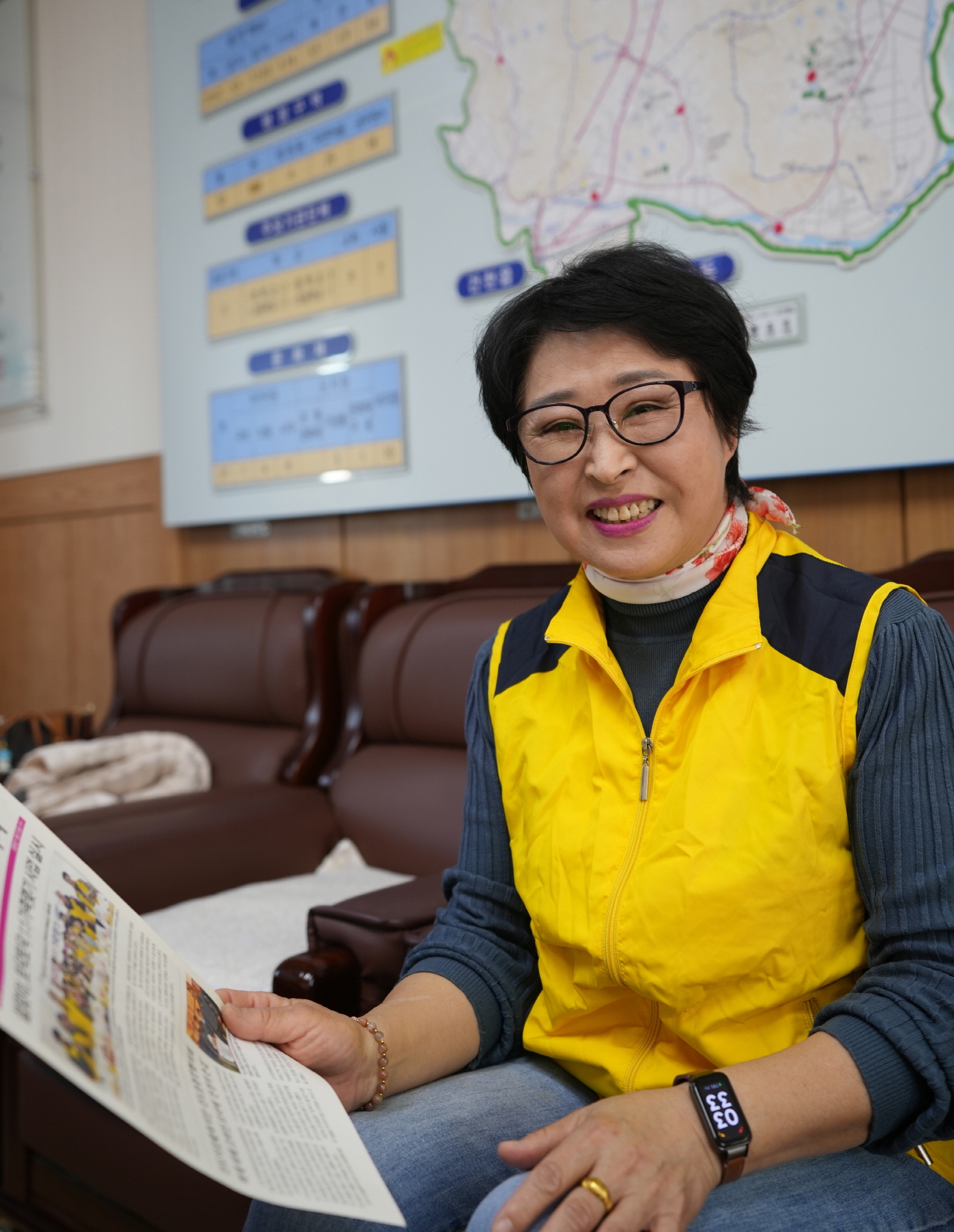 손지연 민간위원장. 이재욱 기자.