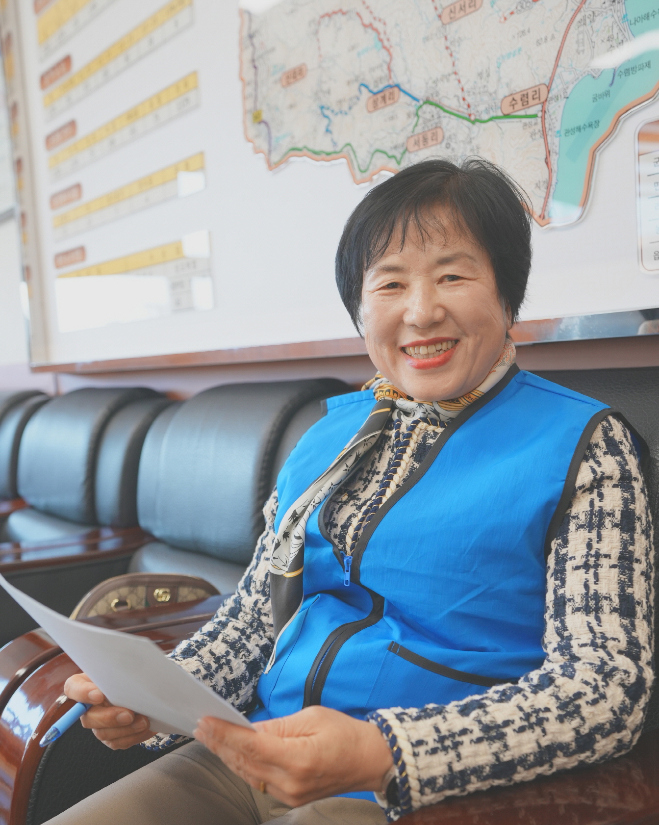 오춘임 민간위원장. 이재욱 기자