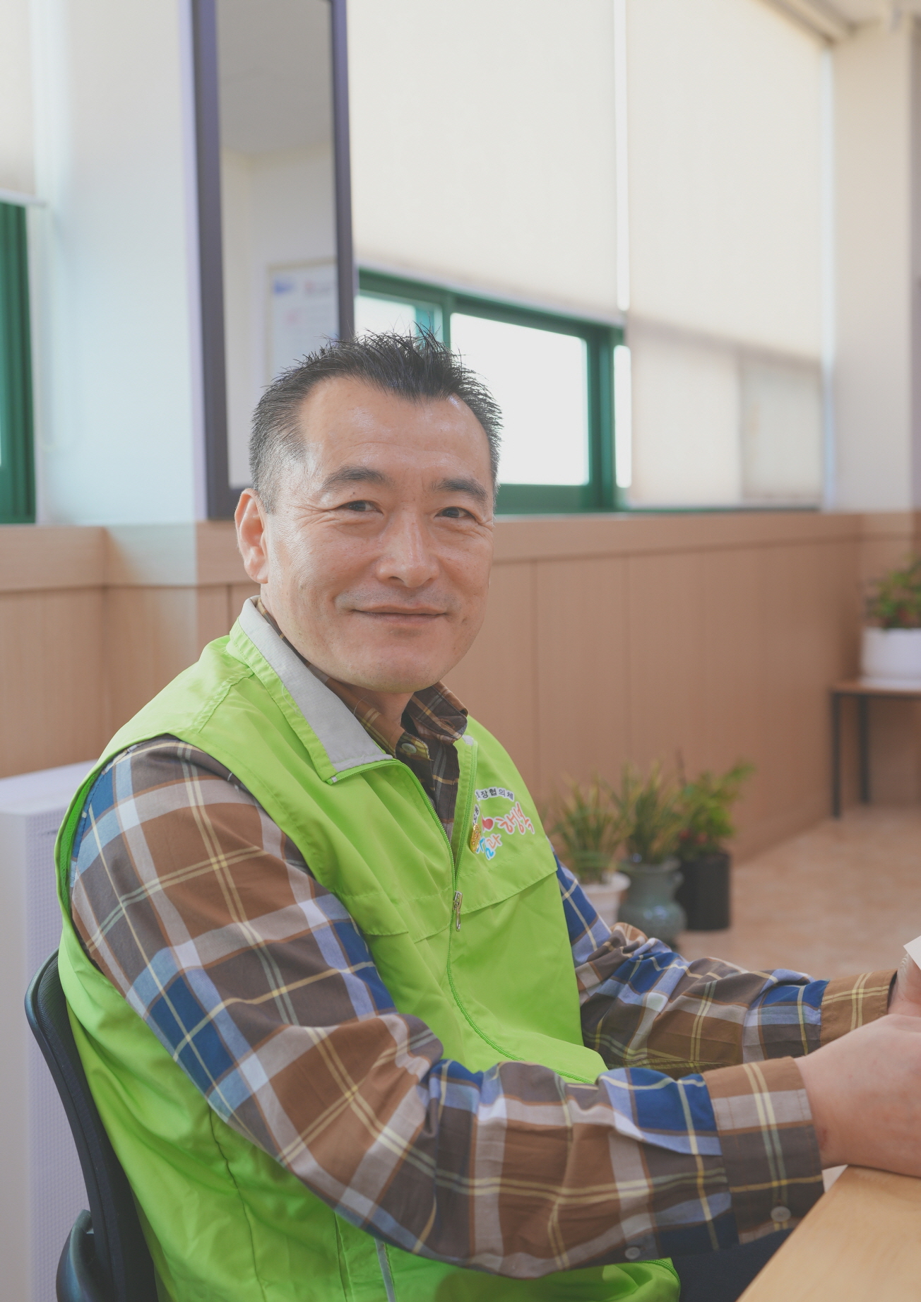 정용하 민간위원장. 이재욱 기자.