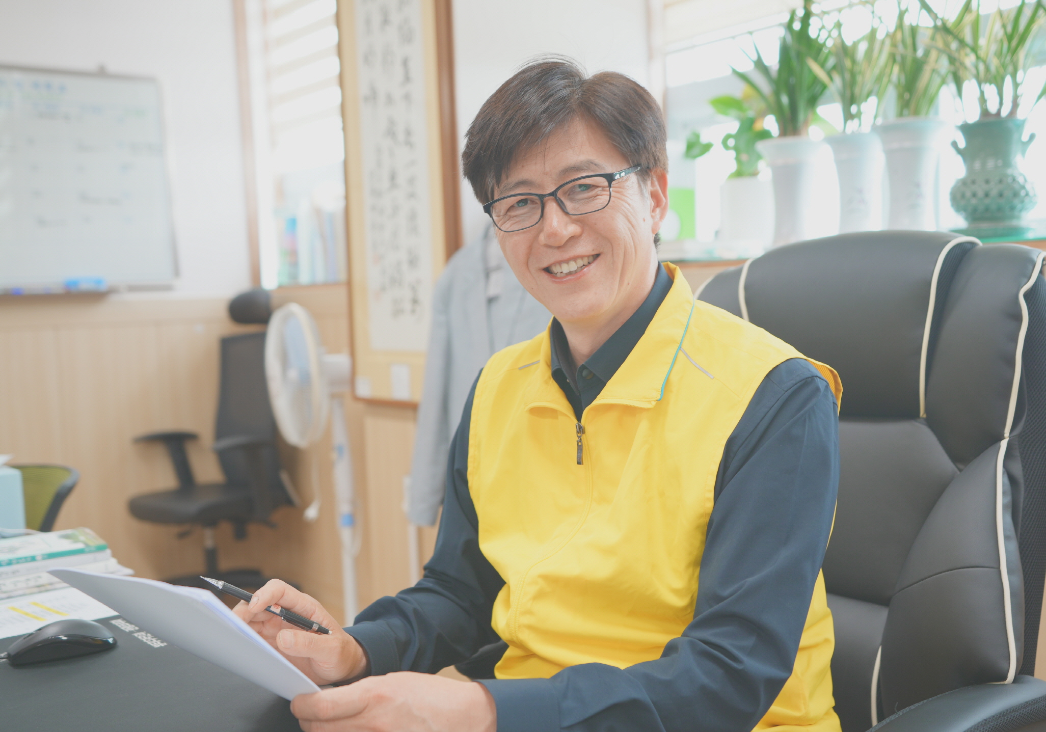 이성환 공공위원장. 이재욱 기자.