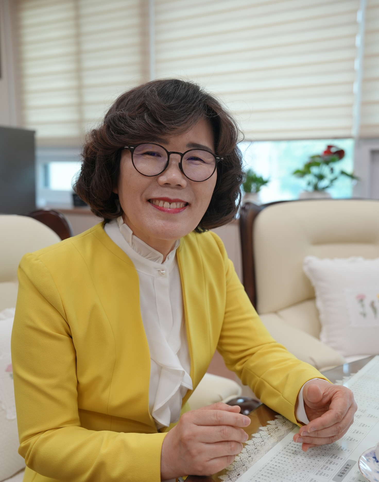 경주교육지원청 황영애 교육장. 이필혁 기자.