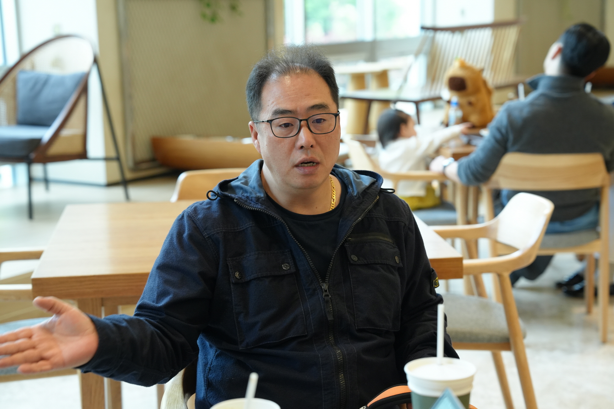 도그 어질리티, 반려견 순찰대 등 성숙한 반려문화 조성 방안을 제시한 강승섭 씨. 김은경 기자