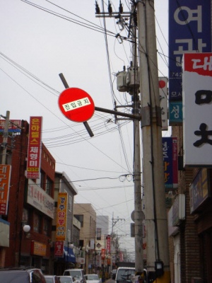 온몸으로 “진입금지” 