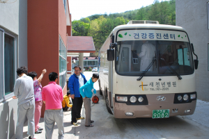 새천년병원 방문 건강검진 실시