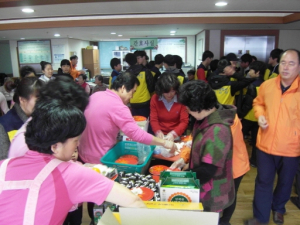한울타리회, 경주시립노인전문간호센터 봉사