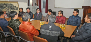 주낙영 경주시장, 법인택시 종사자와 현장 토크