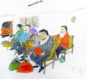 (32)산내면 버스정류장, 떠나고 만나고 다시 긴 기다림이 반복되는…