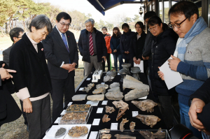 정재숙 문화재청장, 경주 신라왕경 사업 현장 찾아