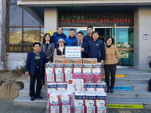 양북면청소년지도위원회, 어려운 이웃에 후원물품 기탁