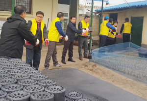 내남면 내사랑복지단 사랑의 연탄 나눔 행사 가져