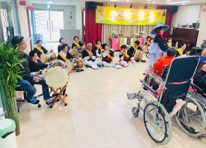 경주문화원 장구반, 내와동산 찾아 재능기부 펼쳐
