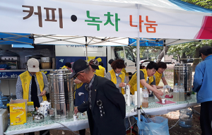 천마봉사단, 현충일 기념식서 봉사활동 펼쳐