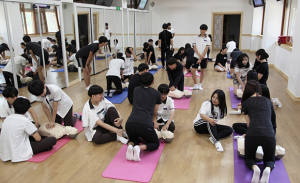 화랑교육원, 불국중 학생들과 안전체험교실 진행