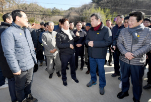 이낙연 국무총리, 태풍 ‘미탁’ 피해복구 현장 점검 방문