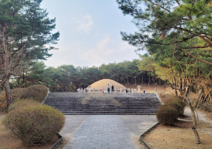 늠름한 자태 뽐내는 김유신묘
