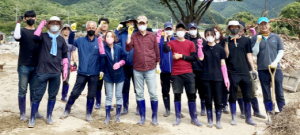 경주시시설관리공단, 수해지역 복구 현장 지원