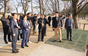 대릉원 개방위한 사업 추진현장 점검