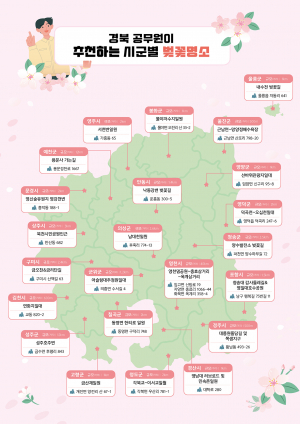 경주 등 경북 23개 벚꽃 명소에서 힐링하세요~