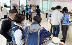 자총 경주시지회, 장애인 생활요리 지원 봉사활동