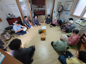 황오동청년회, 초복 맞아 경로당 방문