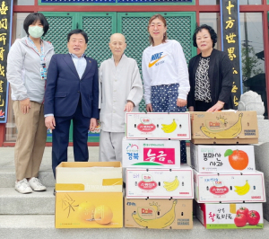 수복사, 경북장애인자립생활센터에 후원물품 전달