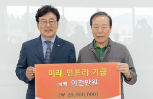 신성약품(주) 김진문 회장, 동국대 WISE캠퍼스에 2000만원 기부
