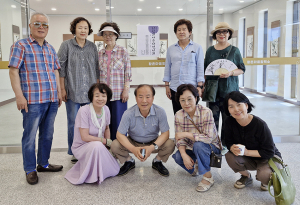 황촌마을활력소에서 17일까지 ‘아람회 사군자 전시회’ 