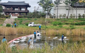 수질오염사고 대비 합동 방제훈련 가져