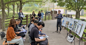 도시개발로 훼손된 석장동에 생태학습 공간 조성