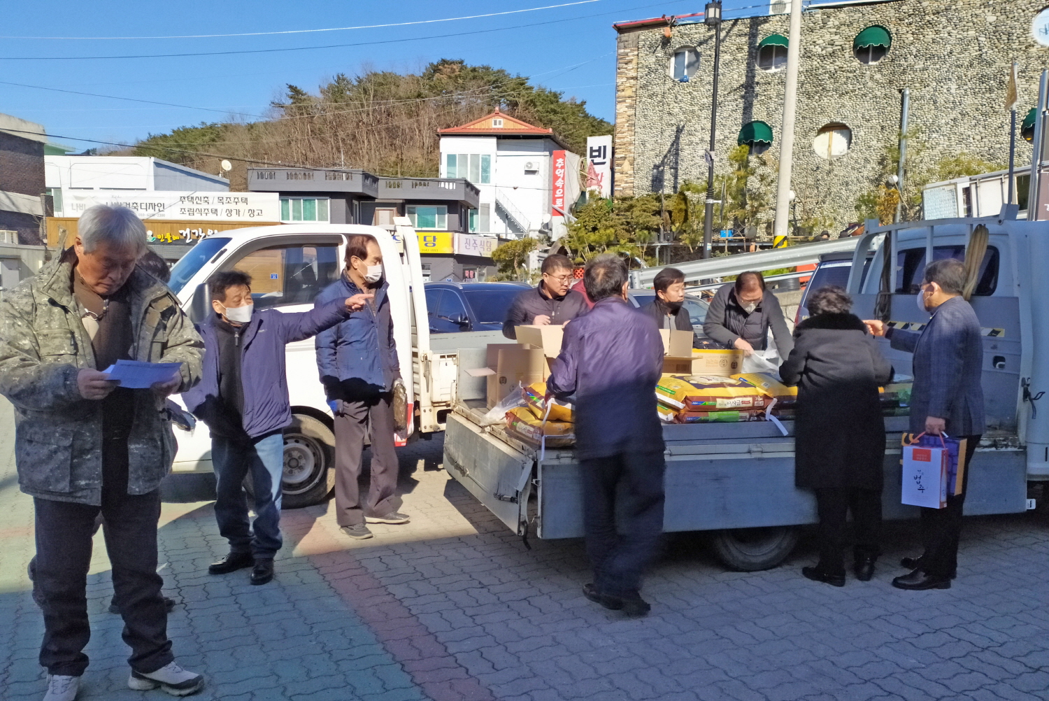 명절 안부확인 사업. <사진=문무대왕면>