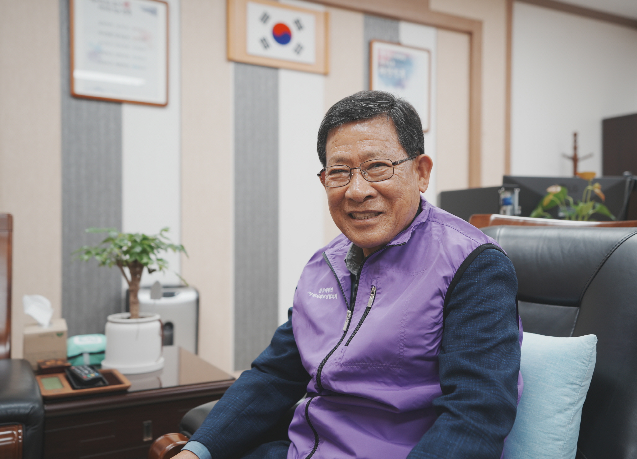 임병식 민간위원장. 이재욱 기자.