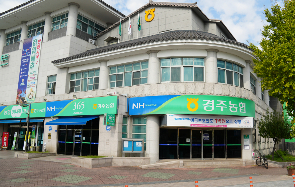 경주농협 본점 전경. 엄태권 기자.
