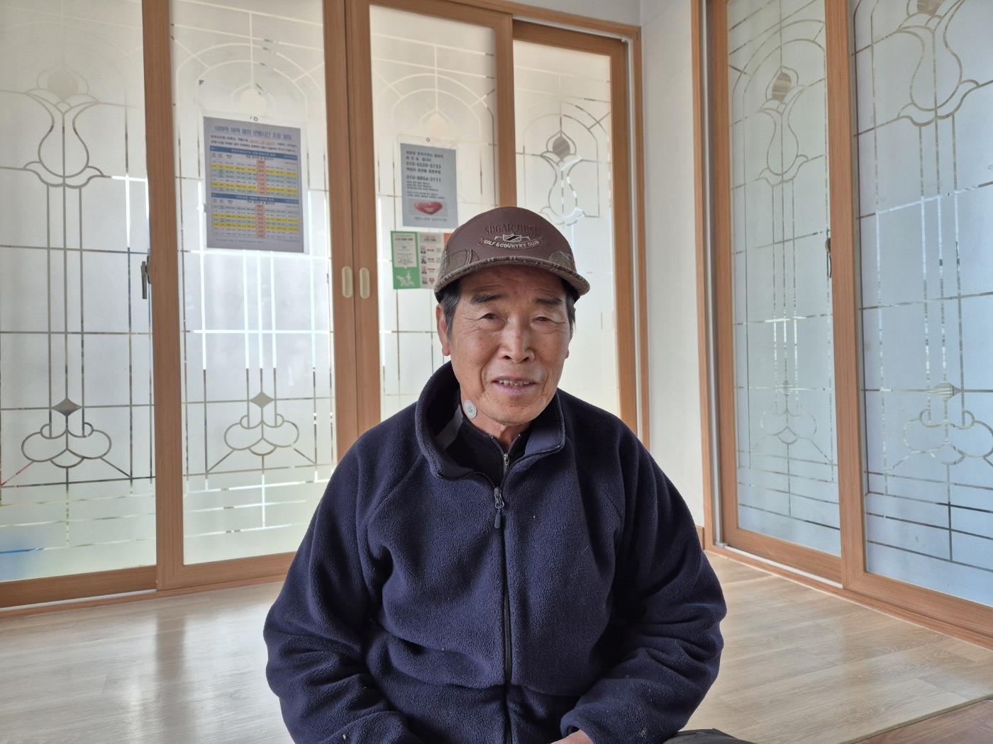 윤규식 회장 <사진=서면 심곡리 지현동 경로당>