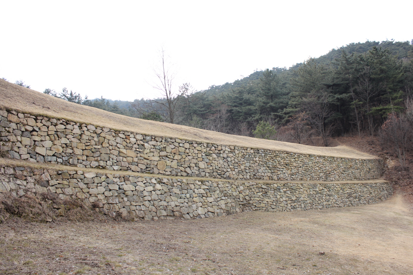 월성에서 3.5km 가량 떨어진 명활성의 일부. <사진=경주시>
