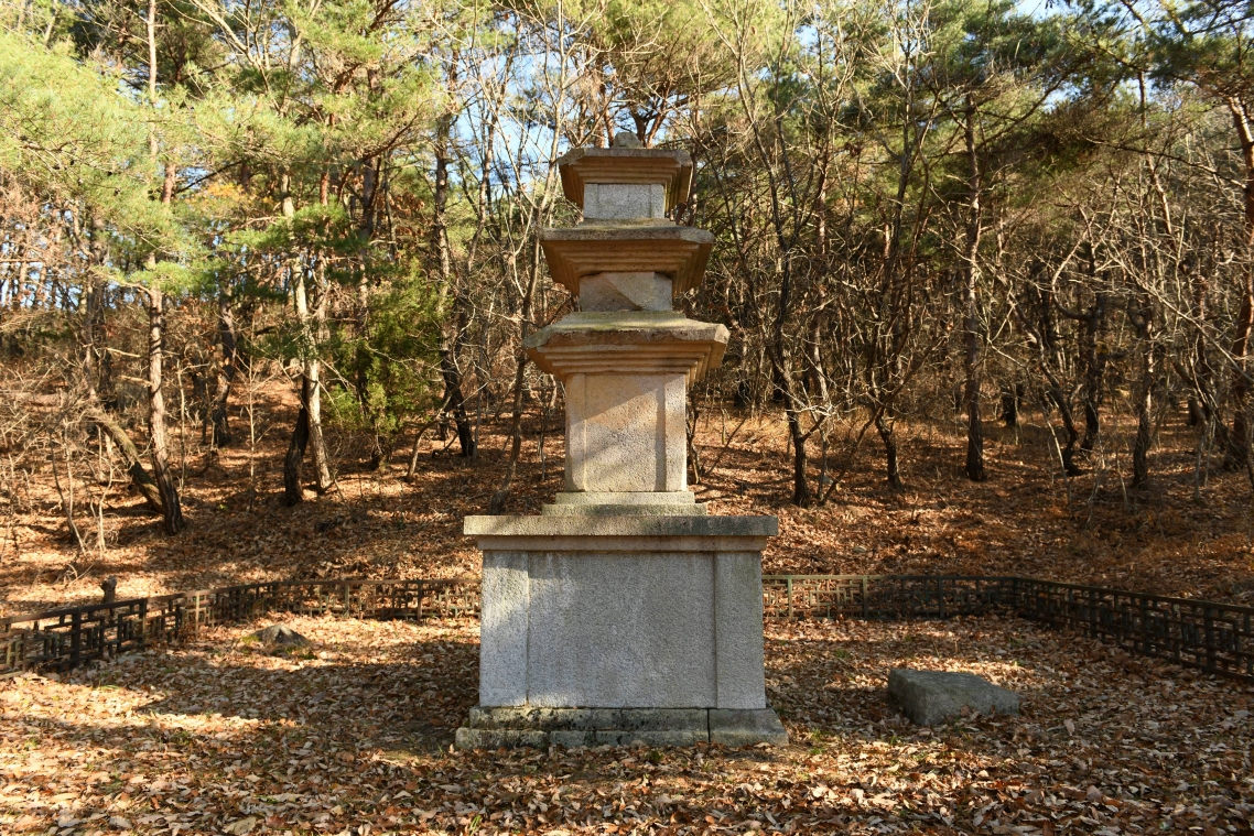 내남면 노곡리 소재 ‘마석산 삼층석탑’. <사진=경주시>