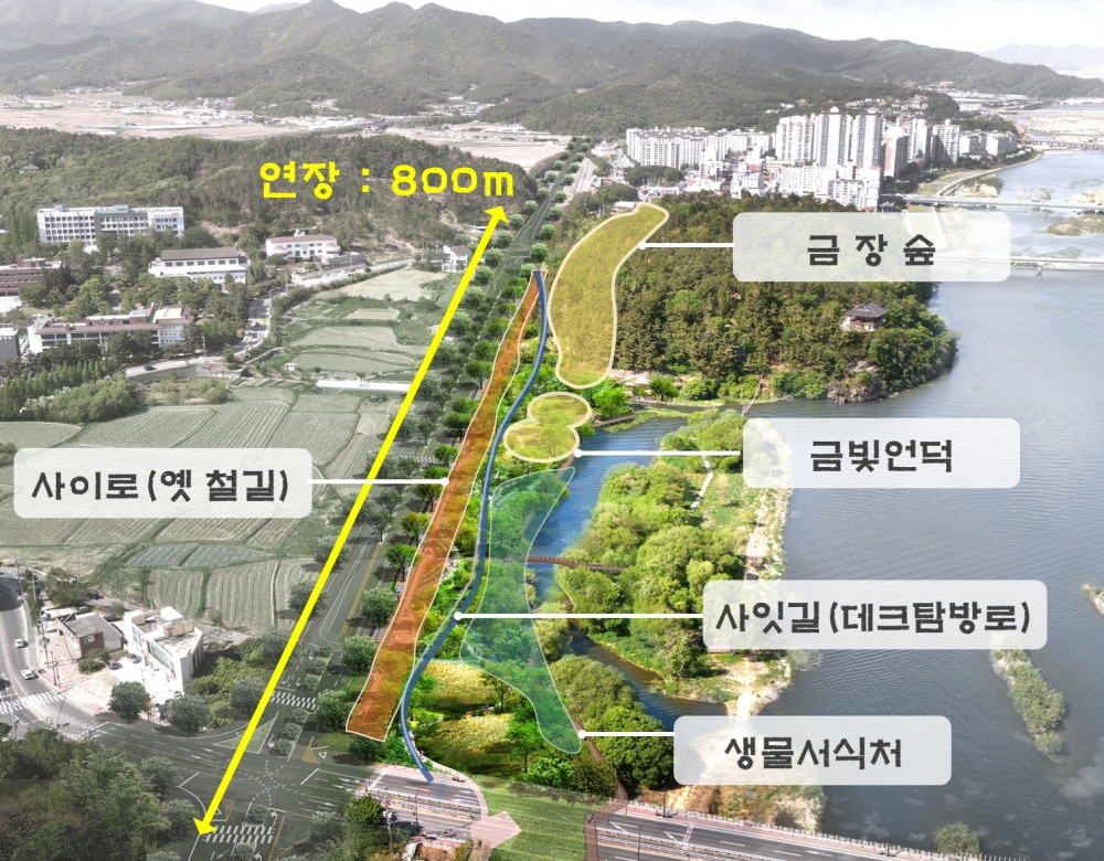 ‘금장낙안 도시생태숲’ 사업계획도. <사진=경주시>