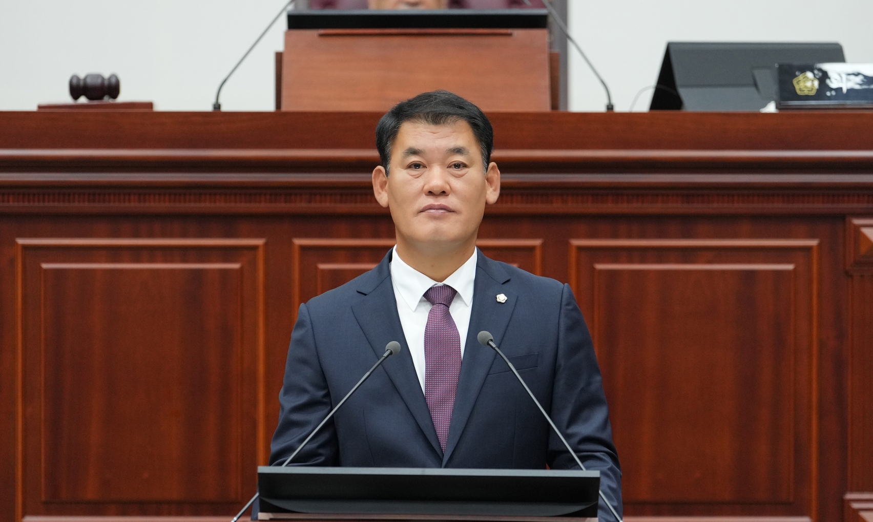 박광호 의원이 5분 자유발언을 하고 있다. <사진=경주시의회>