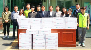황남동청년회, 어버이날 맞아 국수 전달