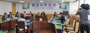 행정사무조사, 특정한 사안 ‘맞다 vs 아니다’ 신경전 벌여