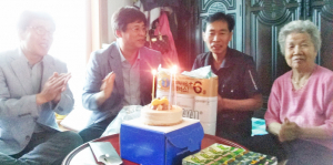 동천동 통장협의회 홀로 어르신 생신축하