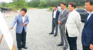 한국농어촌공사 이상무 사장, 경주 가뭄현장 방문