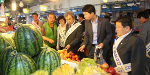 경주시의회 메르스 극복 전통시장 장보기 행사 