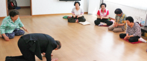 용강동장 경로당 방문 부임인사