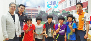 안강제일초 탁구부 향상된 성적 거두다