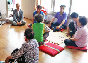 보덕동, 국수 전달 및 어르신 건강 기원