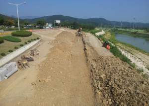 구황교·보문교 북단교차로 도로선형개량공사 박차 가해
