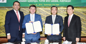 경주시·아제르바이잔 가발라시 우호도시 MOU 체결
