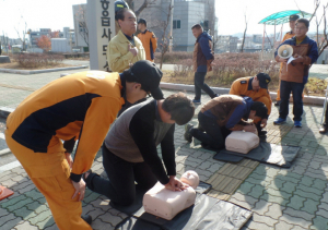 외동읍, 외동119안전센터와 합동소방훈련 