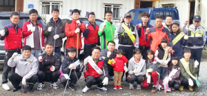 선도동 청년회·자율방범대 환경정화활동 펼쳐