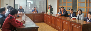 황남동 쓰레기 투기 문제 등 전반적 사항 논의